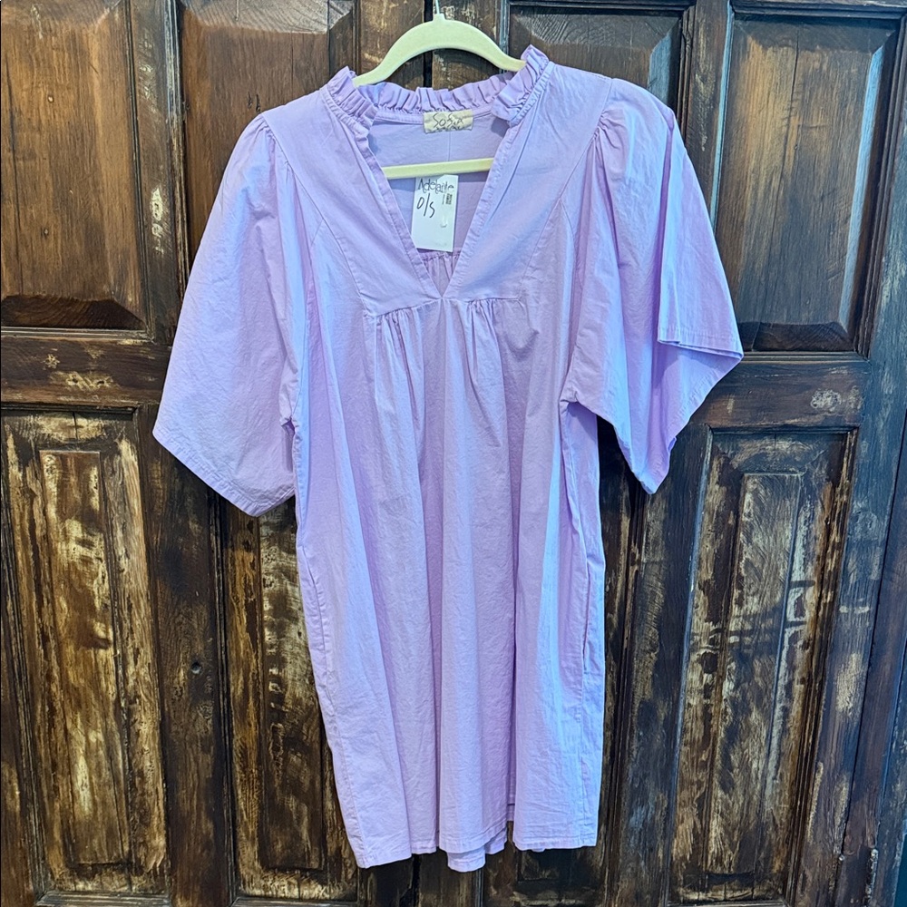 Sofia Ruffle Collar Dress NWT